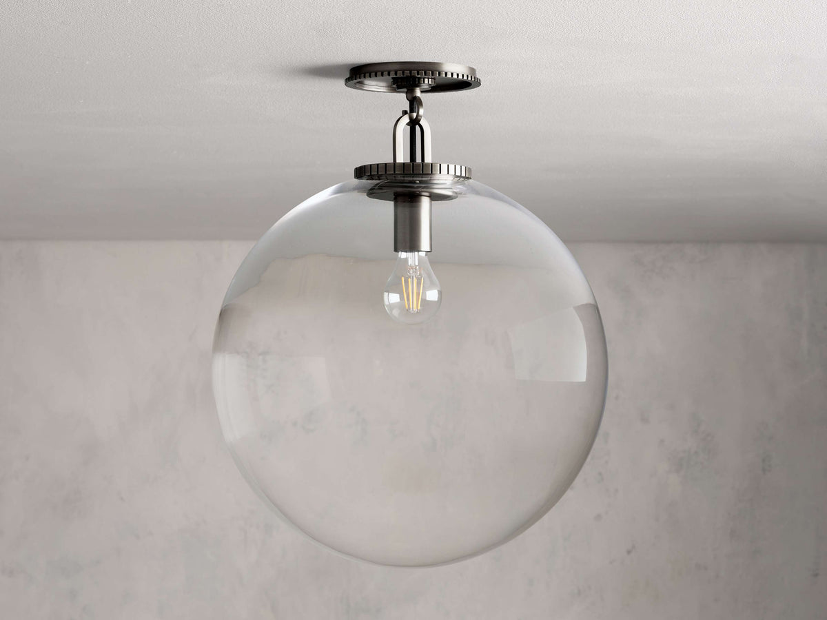 Wescott Modern Globe Flush Mount