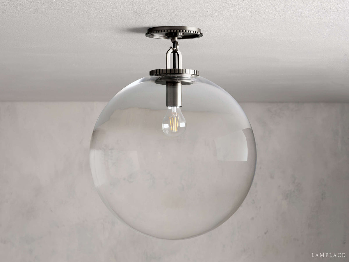 Wescott Modern Globe Flush Mount