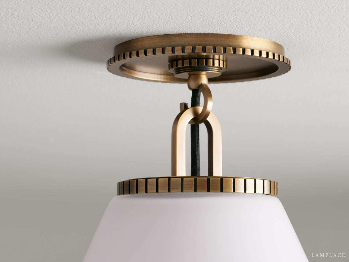 Wescott Modern Cone Flush Mount