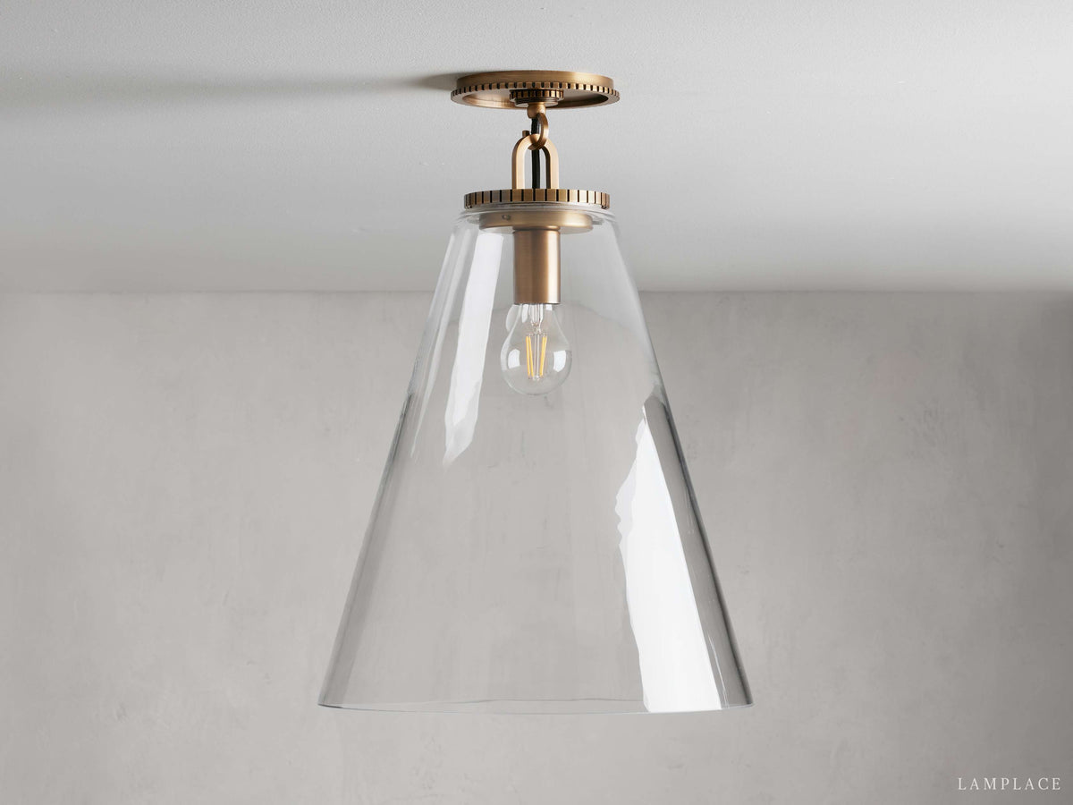 Wescott Modern Cone Flush Mount