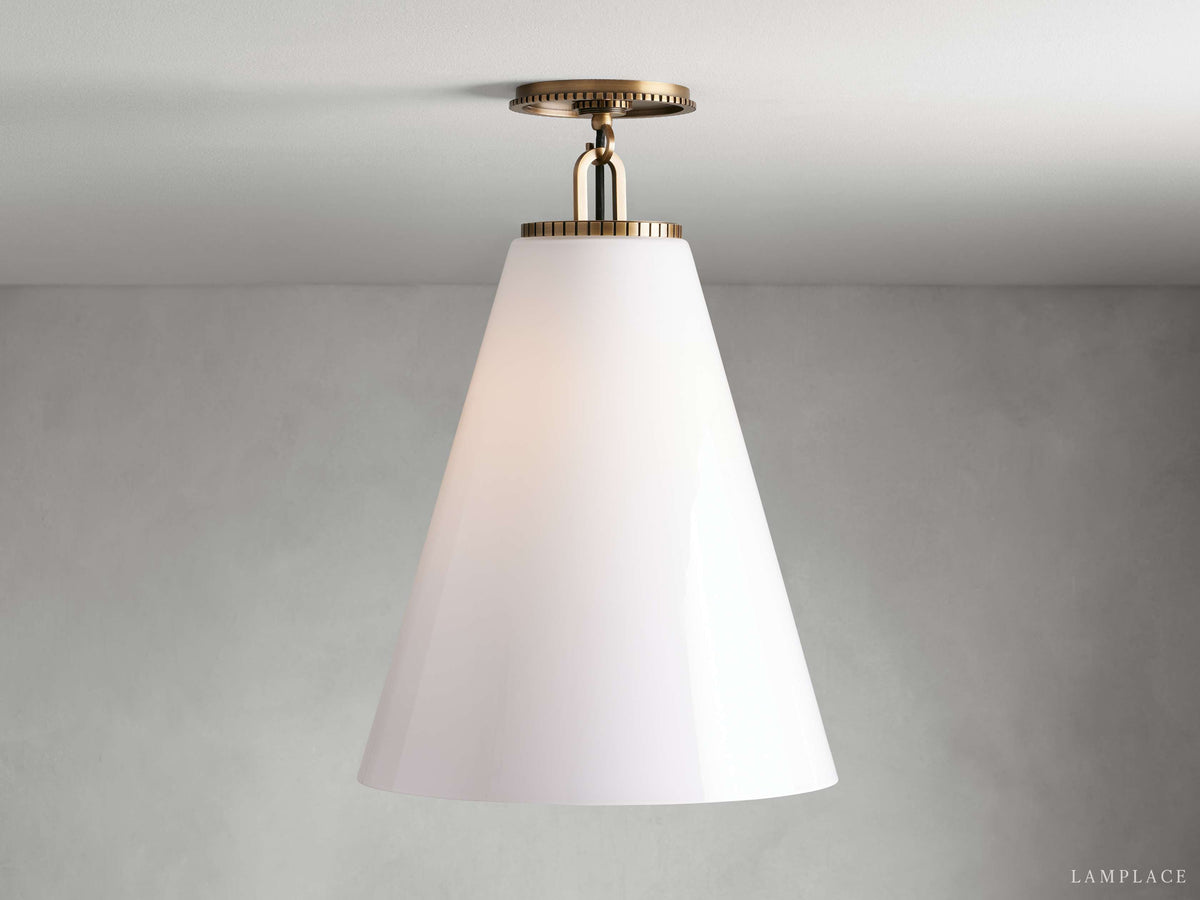 Wescott Modern Cone Flush Mount