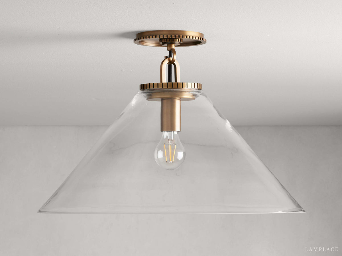 Wescott Modern Cone Flush Mount