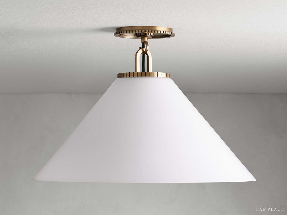 Wescott Modern Cone Flush Mount