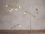 Sayre Ribbed Glass Linear Chandelier