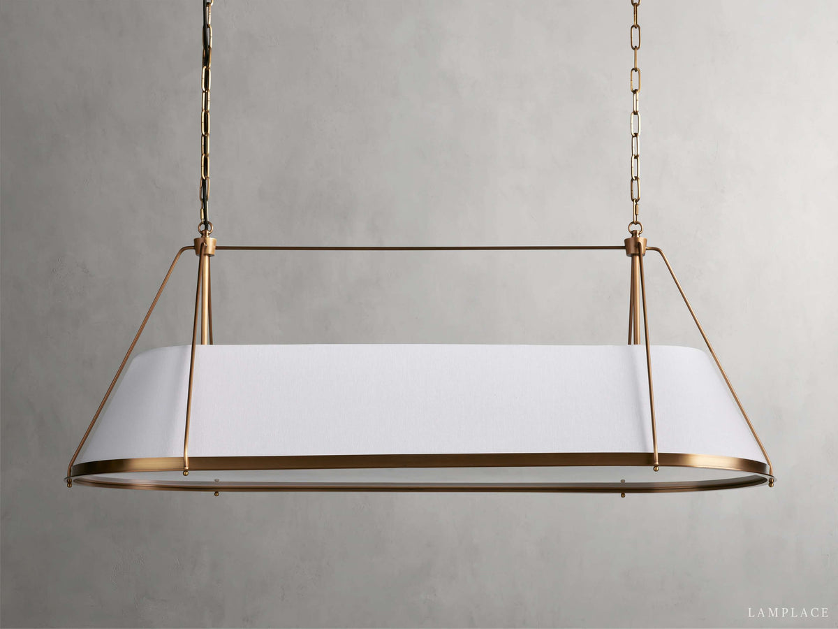 Shelton Dual Weave Linear Chandelier