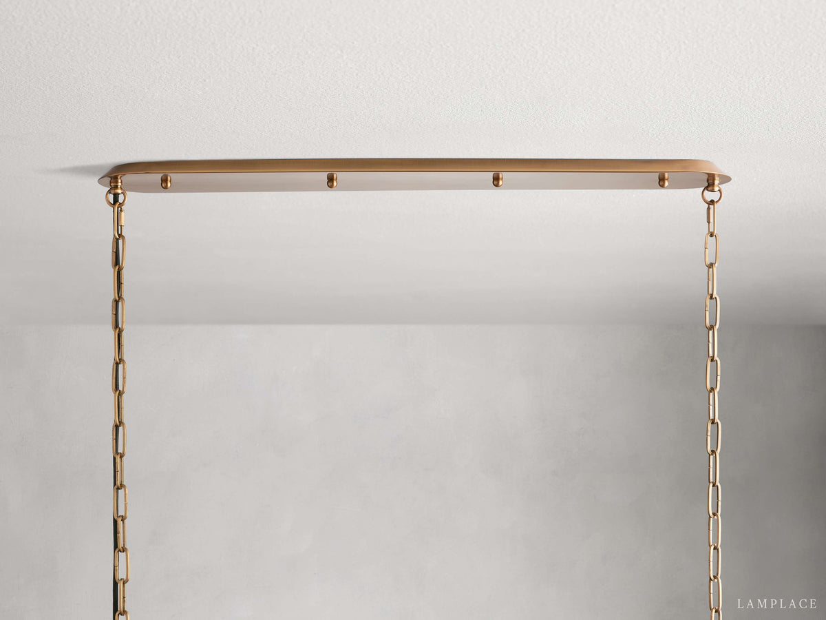 Shelton Dual Weave Linear Chandelier