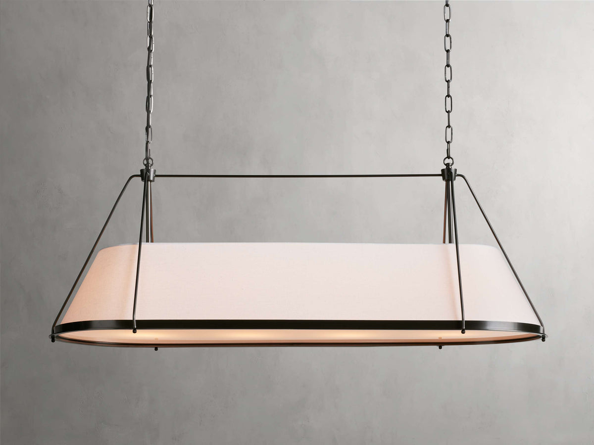 Shelton Dual Weave Linear Chandelier