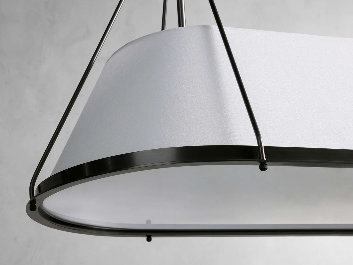 Shelton Dual Weave Linear Chandelier
