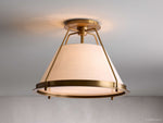 Shelton Dual Weave Flush Mount