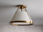 Shelton Dual Weave Flush Mount