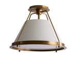 Shelton Dual Weave Flush Mount
