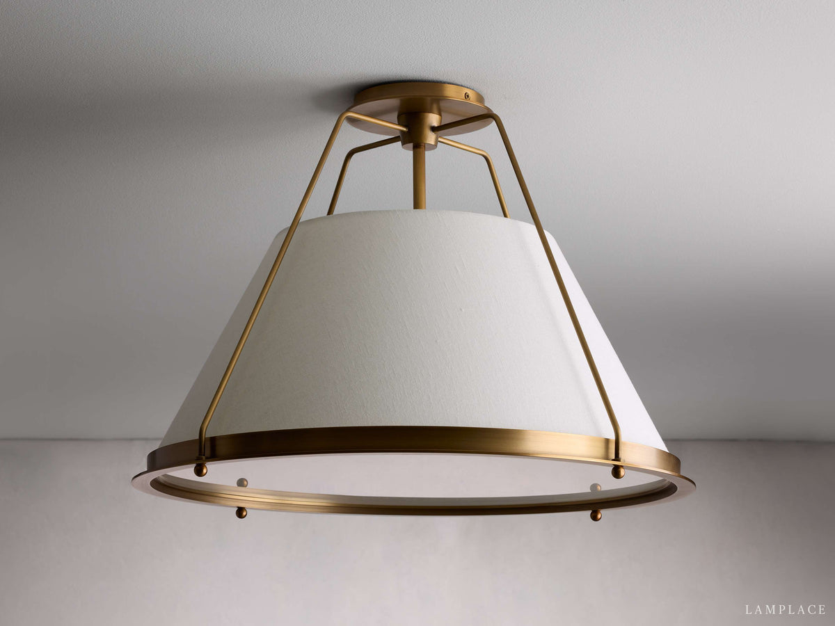 Shelton Dual Weave Flush Mount