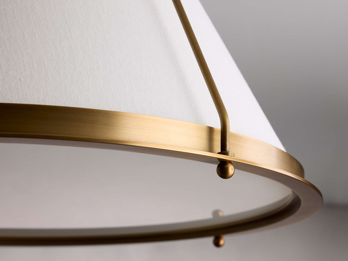 Shelton Dual Weave Flush Mount