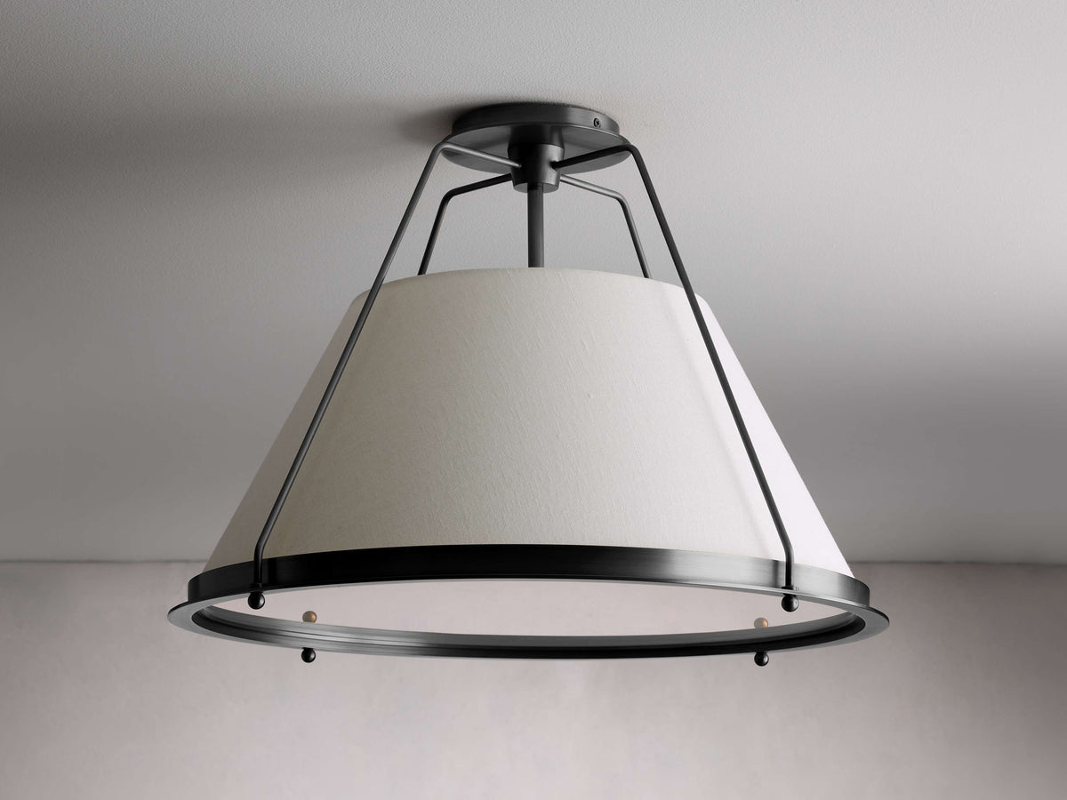 Shelton Dual Weave Flush Mount