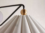 Haylen Linen Pleat Wall Sconce