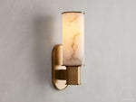 Harlin Sculpted Alabaster Wall Sconce