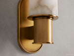 Harlin Sculpted Alabaster Wall Sconce