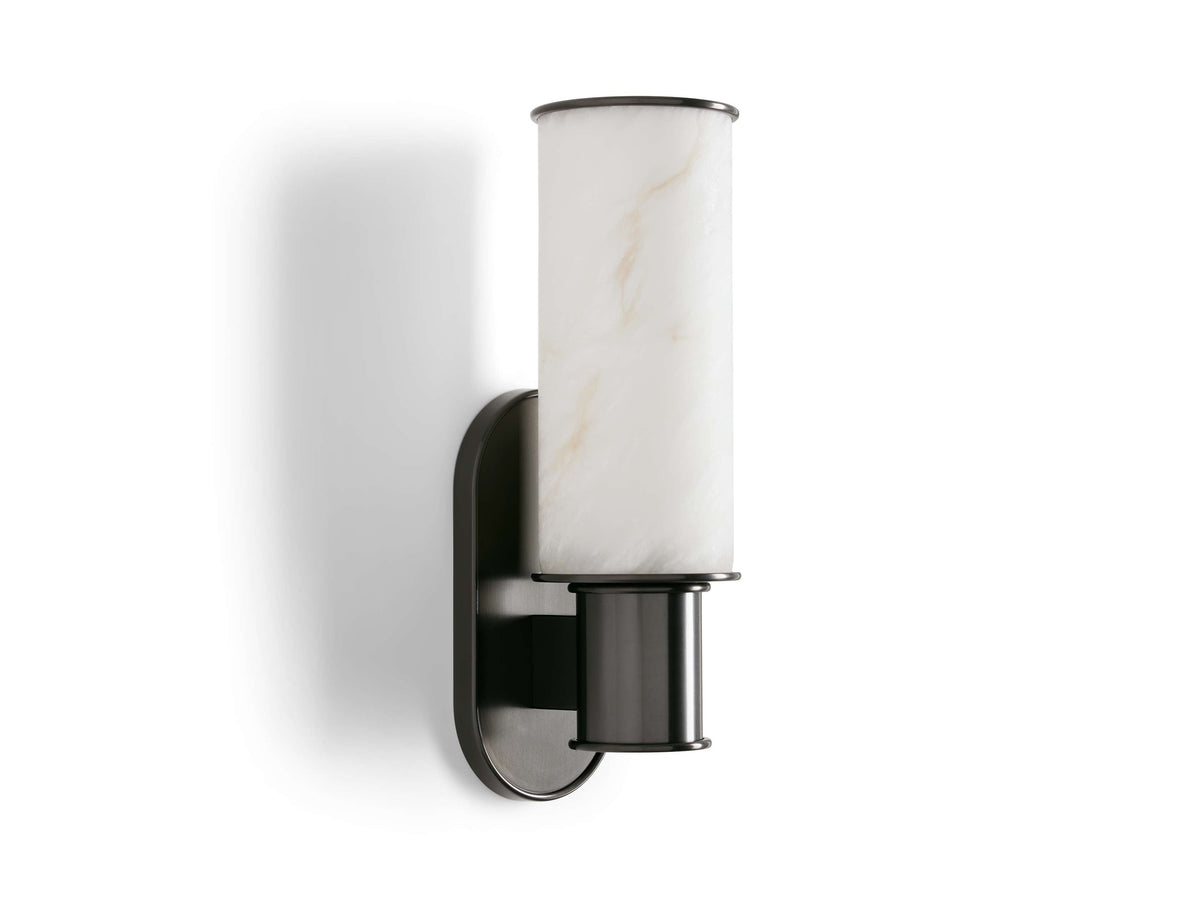 Harlin Sculpted Alabaster Wall Sconce