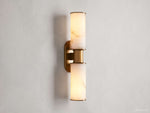 Harlin Sculpted Alabaster Wall Sconce