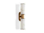 Harlin Sculpted Alabaster Wall Sconce