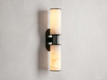 Harlin Sculpted Alabaster Wall Sconce