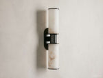 Harlin Sculpted Alabaster Wall Sconce
