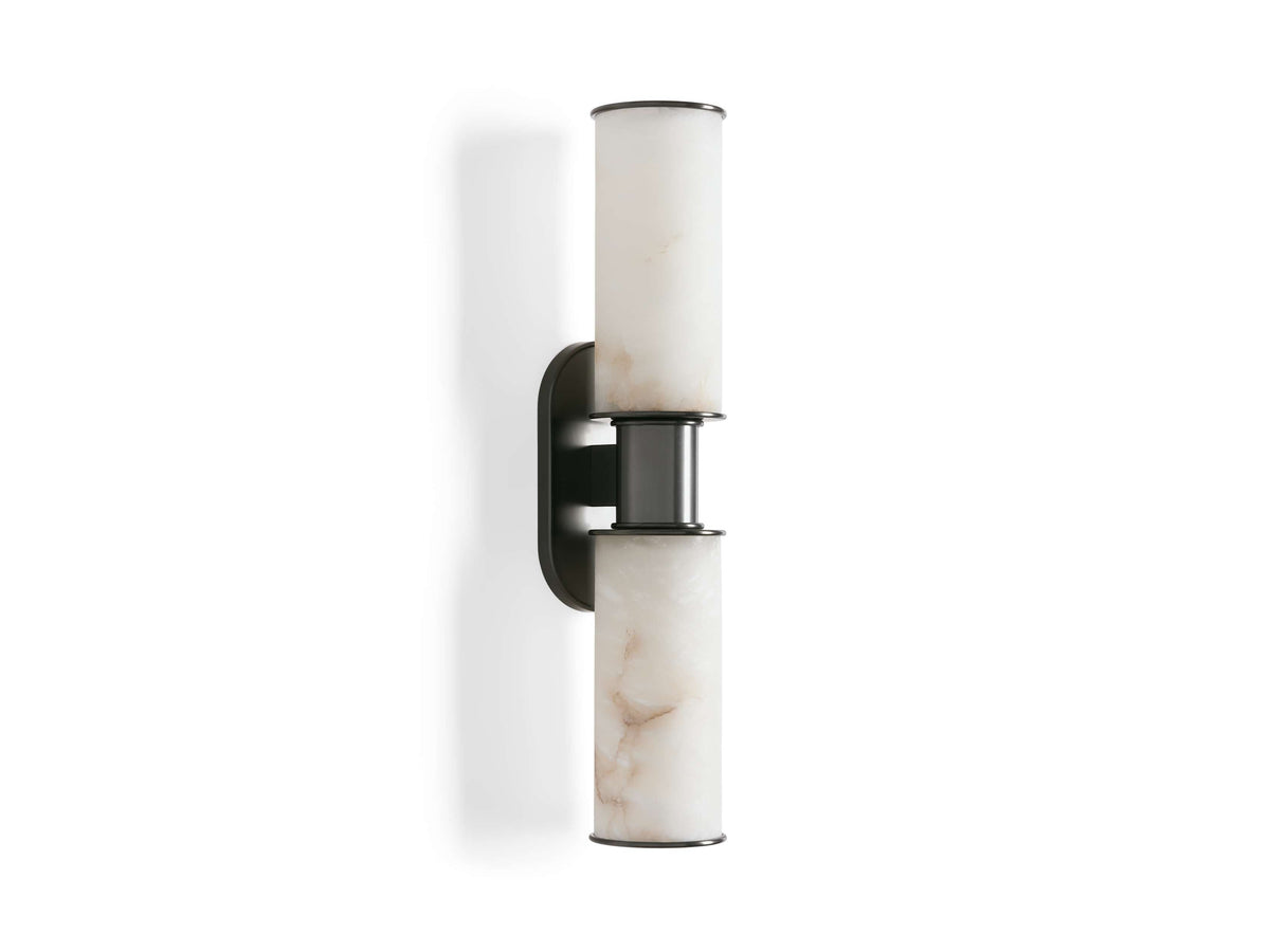 Harlin Sculpted Alabaster Wall Sconce