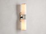 Harlin Sculpted Alabaster Wall Sconce