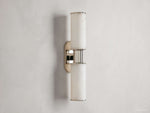 Harlin Sculpted Alabaster Wall Sconce