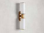 Harlin Milk Glass Wall Sconce