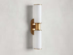 Harlin Milk Glass Wall Sconce