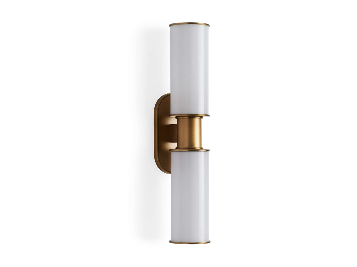 Harlin Milk Glass Wall Sconce