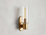 Harlin Clear Glass Wall Sconce