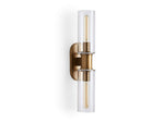 Harlin Clear Glass Wall Sconce
