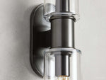 Harlin Clear Glass Wall Sconce