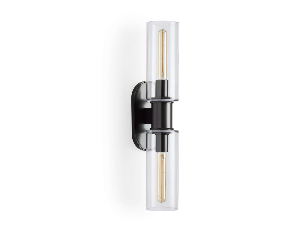 Harlin Clear Glass Wall Sconce