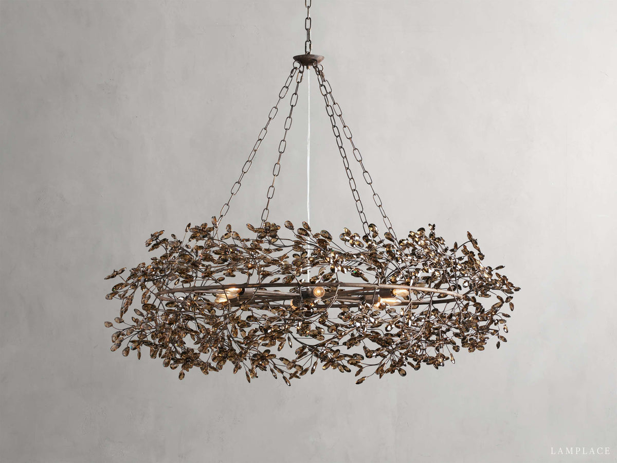 Fiore Delicate Flower Crown Chandelier