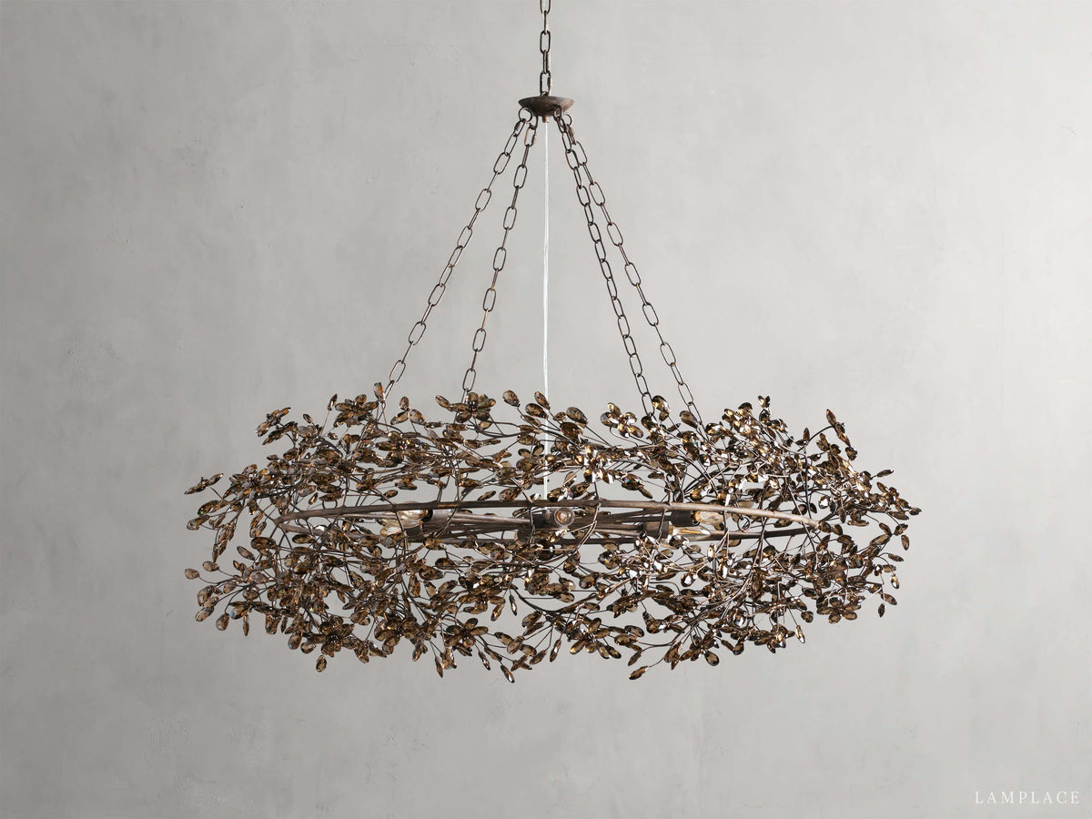 Fiore Delicate Flower Crown Chandelier