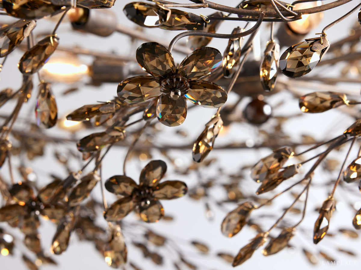 Fiore Delicate Flower Crown Chandelier