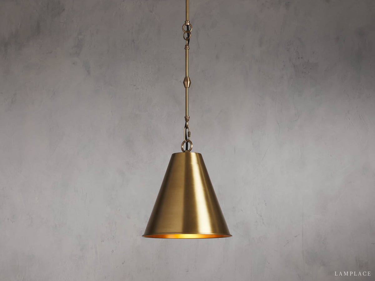 Watley Metallic Cone Pendant Light