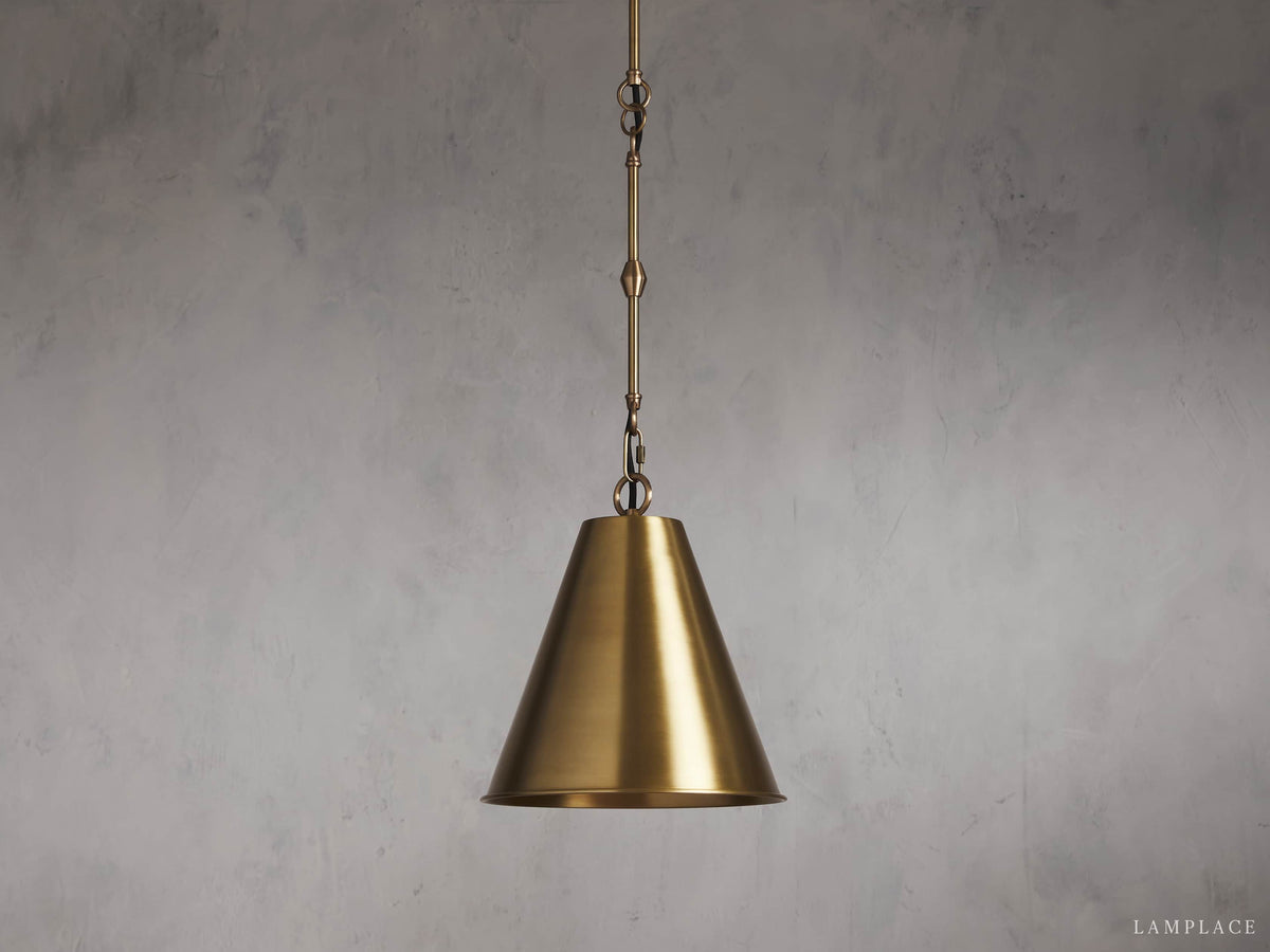 Watley Metallic Cone Pendant Light