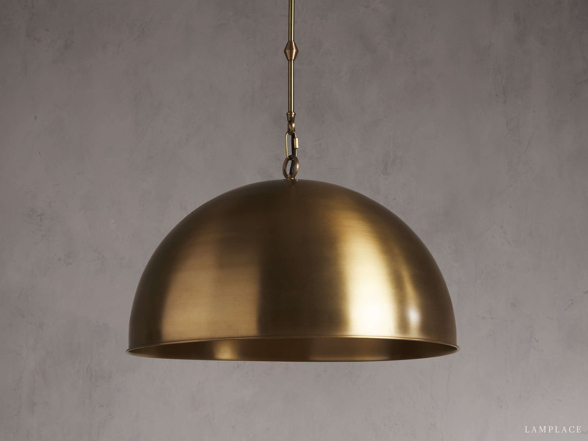 Watley Metallic Dome Pendant Light