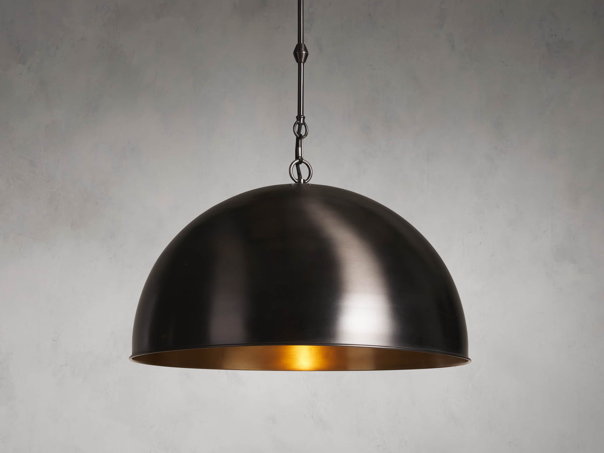 Watley Metallic Dome Pendant Light