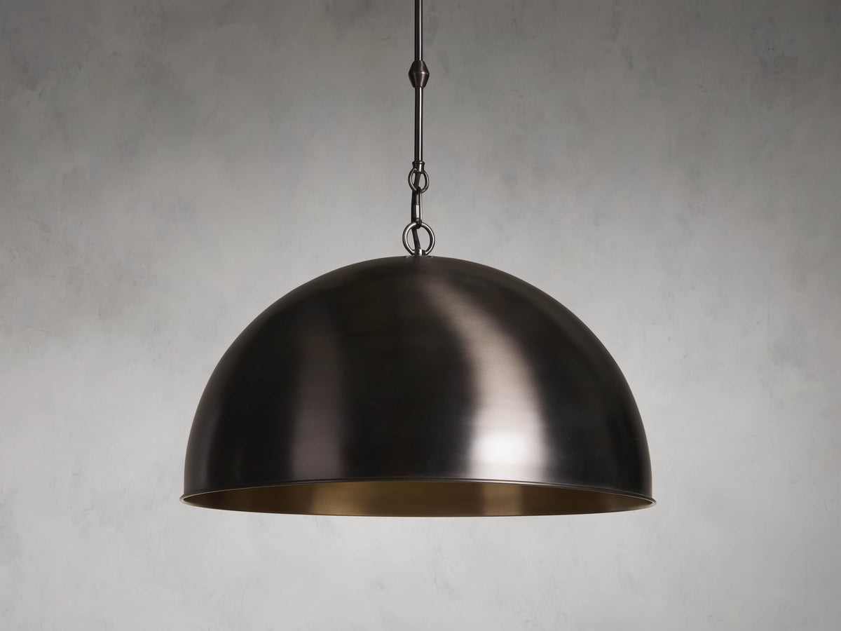 Watley Metallic Dome Pendant Light