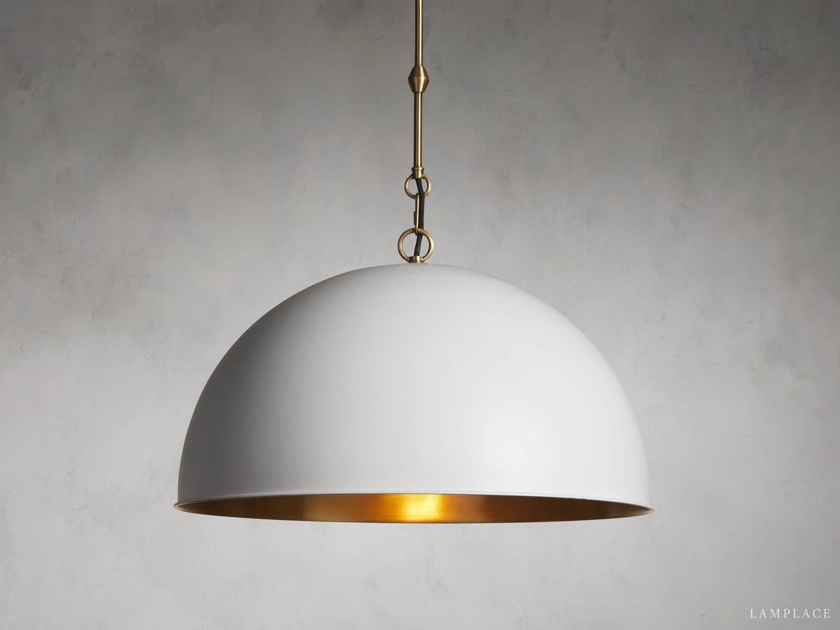 Watley Metallic Dome Pendant Light