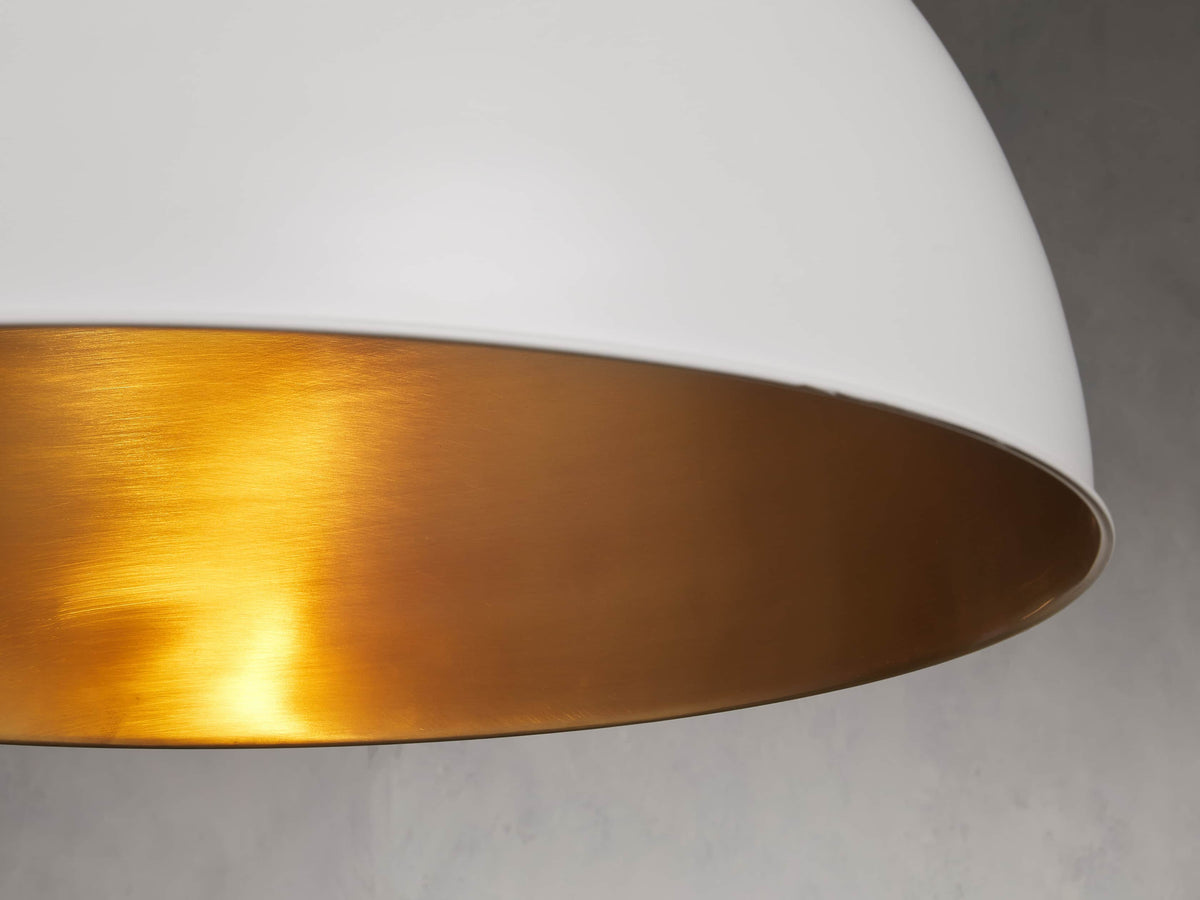 Watley Metallic Dome Pendant Light