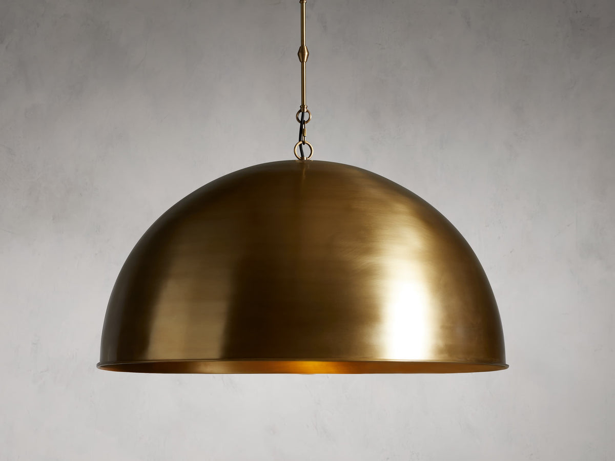 Watley Metallic Dome Pendant Light