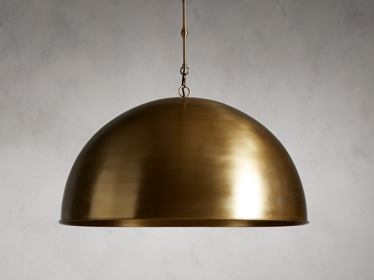 Watley Metallic Dome Pendant Light
