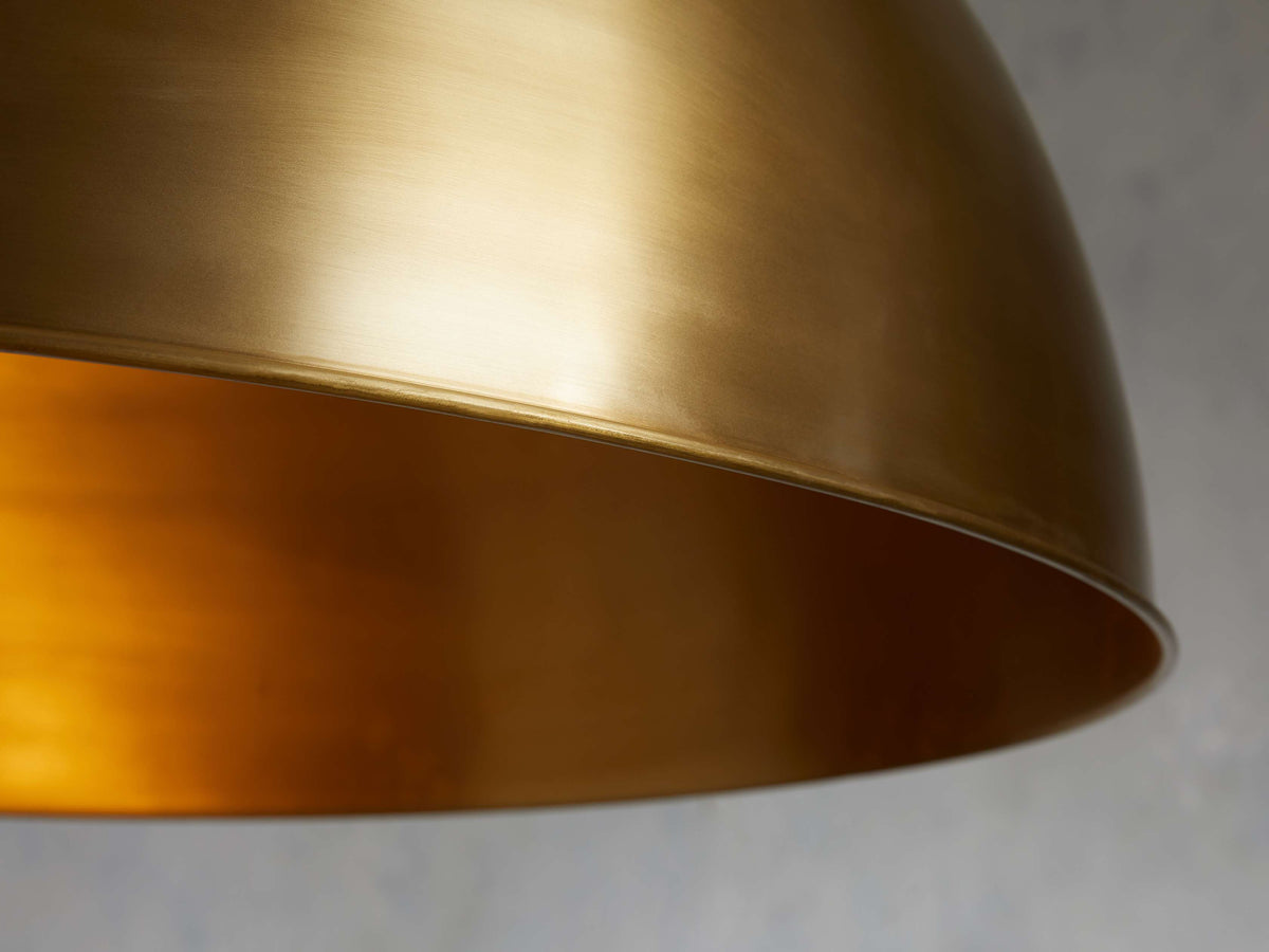 Watley Metallic Dome Pendant Light