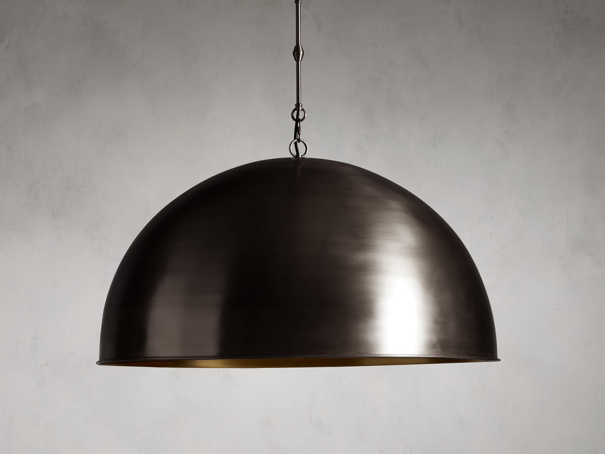 Watley Metallic Dome Pendant Light